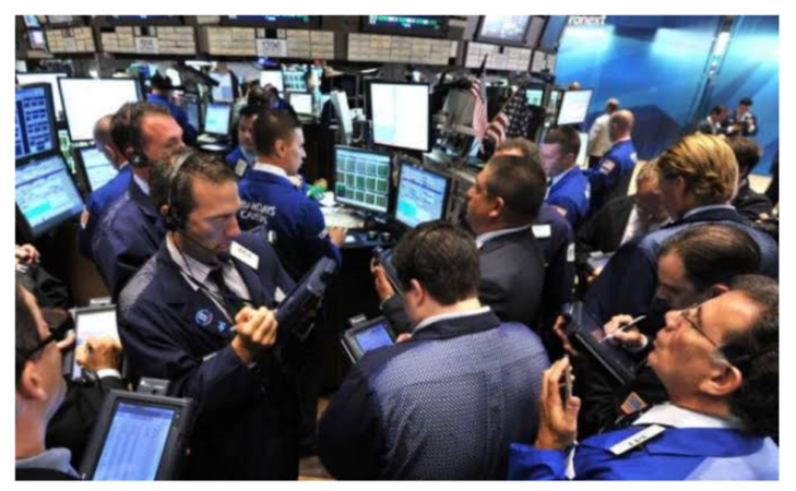 Today Stock Market DOW JONES S&P NASDAQ Index Trading Bourse Broker Agent