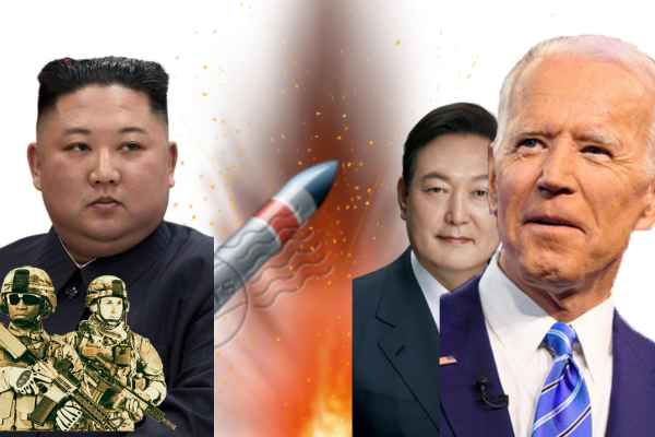 US AMERICA president kim south and North Korea Cruise Missiles Ballistic Test Nuclear range ban fire military regime agreement drill attack allies ally expect Yoon Suk Yeol