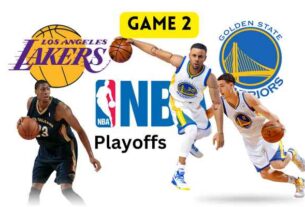 NBA PLAYOFF ROUND STANDING GAME MATCH SCHEDULE SCORE WARRIORS QUALIF FINAL QUARTER SEMI STEPHEN CURRY KINGS AWARD TROPHY TEAM WIN LOSS DEFEAT WON POINTS RECORD 2023 NBA Playoffs - Western Conference, Game 1 Los Angeles Lakers vs Golden State Warriors anthony Davis klay thompson