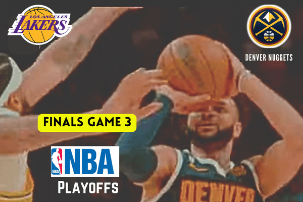 NBA PLAYOFFS ROUND STANDING GAME 3 FINALS MATCH SCHEDULE SCORE WARRIORS QUALIF FINAL QUARTER SEMI AWARD TROPHY TEAM WIN LOSS DEFEAT WON POINTS RECORD 2023 NBA Playoffs - Western Conference, Game 1 Los Angeles Lakers vs DENVER NUGGETS Ball Arena Golden State Warriors James LeBron Loonie Walker Stephen Curry JaMychal Green Gary Payton draymond green andrew wiggins lebron james Nikola Jokic Kentavious Caldwell-Pope score Jamal Murray D'Angelo Russell Rui Hachimura Aaron Gordon triple-doubles single playoff-series wilt chamberlain record Rui Hachimura D'Angelo Russel Anthony Davis Bruce Brown
