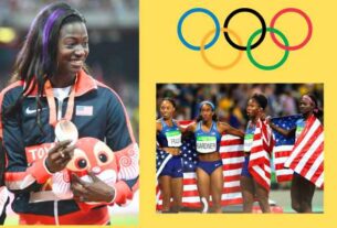 Olympian Tori Bowie Olympics IATF Gold Silver Bronze Medal World Championship Outdoor Track Field Athlete Long Jump Sprint 100 meter relay Mississippi America