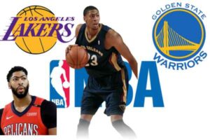 NBA PLAYOFF ROUND STANDING GAME MATCH SCHEDULE SCORE WARRIORS QUALIF FINAL QUARTER SEMI STEPHEN CURRY KINGS AWARD TROPHY TEAM WIN LOSS DEFEAT WON POINTS RECORD 2023 NBA Playoffs - Western Conference, Game 1 Los Angeles Lakers vs Golden State Warriors