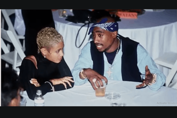 Tupac and Jada: A Captivating Friendship Unveiled. Images of Tupac with Jada and Jada with Will Smith showcase their remarkable bond and enduring legacies."