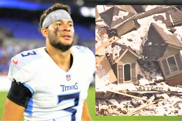NFL Player Caleb Farley, a skilled cornerback for the Tennessee Titans, battling a tragic moment after his father Robert Carley died in his house explosion where they lived together.