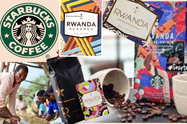 Variety of Rwandan Coffee Products at Starbucks