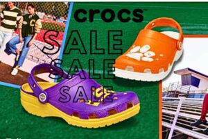 Assortment of New Crocs showcasing innovative styles