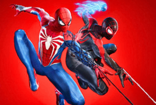 Spider-Man 2 cover poster featuring Spider-Man in action, representing the thrilling gaming adventure.