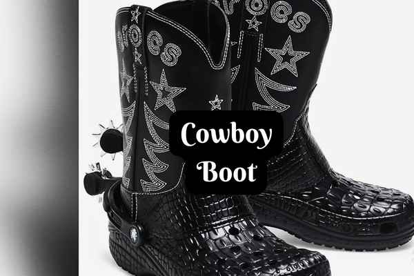 New Crocs Cowboy Boot - A stylish blend of comfort and western flair