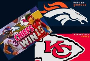 Kansas City Chiefs vs. Denver Broncos Team Logos – A Matchup of Rivalry