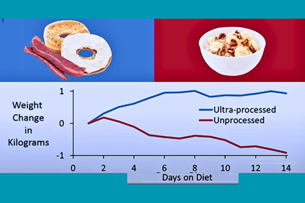 Weight Gain Due to Ultra Processed Foods Versus Non Ultra Processed Foods