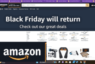Amazon Black Friday online portal interface showcasing exclusive deals and discounts.