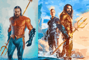 Jason Momoa and Patrick Wilson in Aquaman and the Lost Kingdom