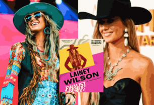 Lainey Wilson, the Country Music Sensation, captured in various cover shoot poses, showcasing her connection through emotive 'Lainey Wilson Songs'.