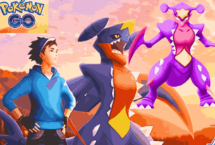 Exciting Pokemon GO Raid Day Event showcasing shiny Garchomp with a 100% catch rate, leading to Shiny Mega Garchomp through Mega Evolution.