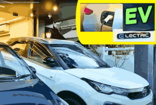 Display of various used EV cars for sale - Electric Cars for Sale