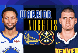 Warriors vs Nuggets: Nikola Jokic and Stephen Curry face off during a thrilling encounter.