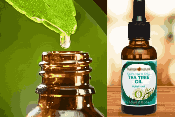 Tea Tree Oil scrub for popping blackheads