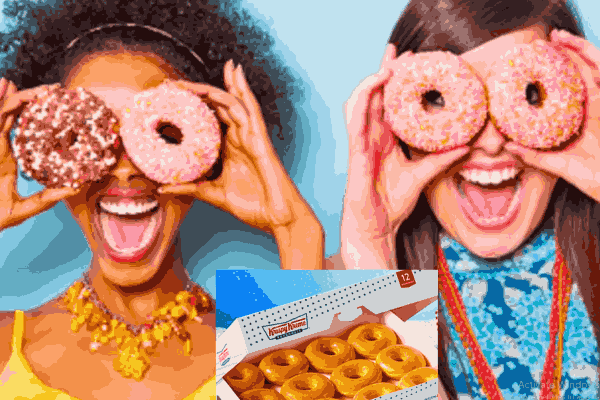 Krispy Kreme $1 Dozen Deal promotional cover image, enticing offer for doughnut lovers