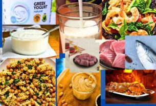A variety of high protein low carb meals showcased in a collage, highlighting the essence of the "High Protein Low Carb Meals" dietary approach.