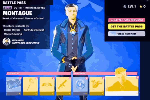 Montague - Character from Fortnite Battle Pass