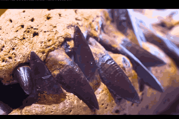 Sea Monster: Excavated Pliosaur fossils from Dorset's Jurassic Coast