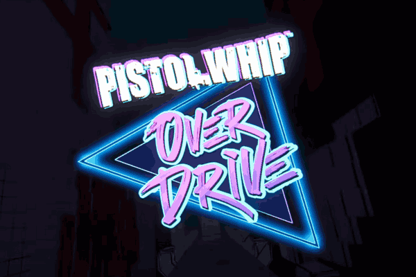 Poster for Pistol Whip Overdrive, a leading contender among the year's best VR games of 2023.