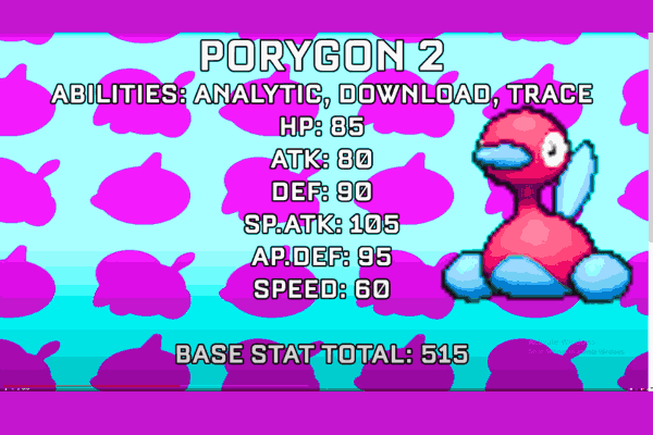 Porygon 2: Abilities, Analytics, Download, Trace - Pokemon Scarlet & Violet