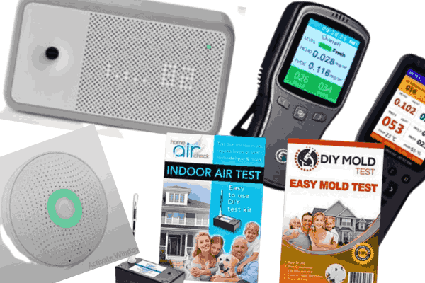 Air Quality Test devices and monitoring tools for comprehensive indoor air evaluation.