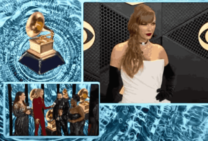 GRAMMYS 2024, showcasing Jay-Z's remarks, Taylor Swift's wins, and music marvels. A vibrant snapshot of an unforgettable night in the music industry.