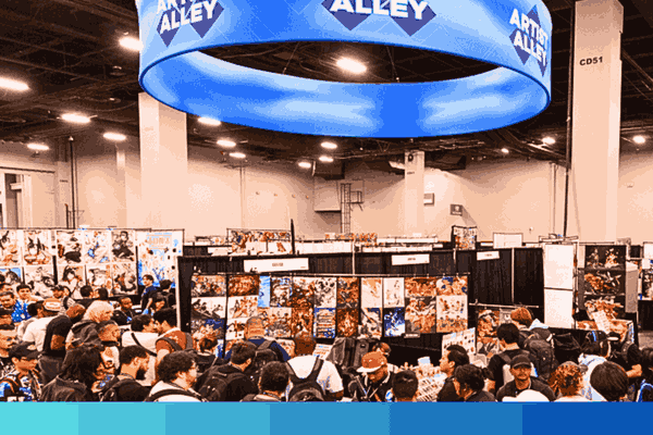 Immerse yourself in creativity at Evo 2024's Artists Alley, showcasing talented artists and unique creations.