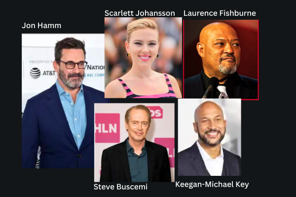 Stellar voice cast of 'Transformers One' including Jon Hamm, Scarlett Johansson, Laurence Fishburne, Keegan-Michael Key, and Steve Buscemi.