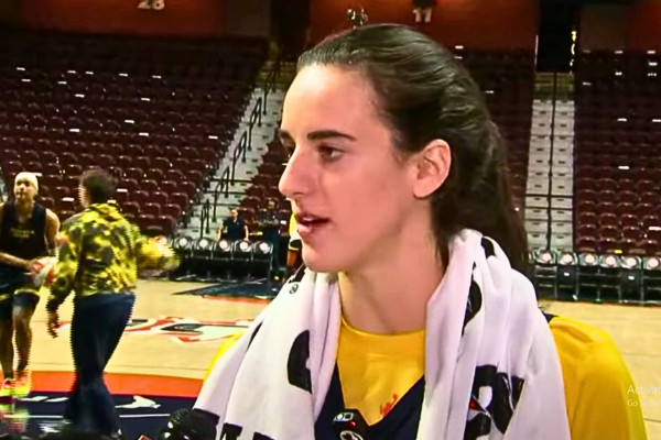Caitlin Clark engaged in a brief media talk before her WNBA debut against the Connecticut Sun.