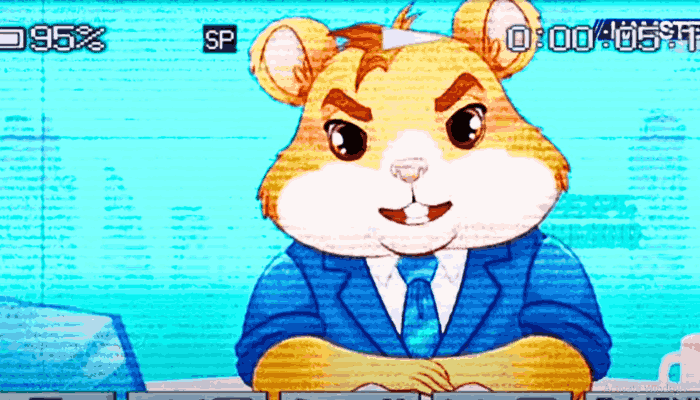 Hamster Kombat game interface showing digital hamsters and coin rewards.