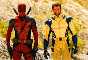 Aaron Stanford as Pyro in Deadpool & Wolverine, wearing a comic-inspired superhero costume.
