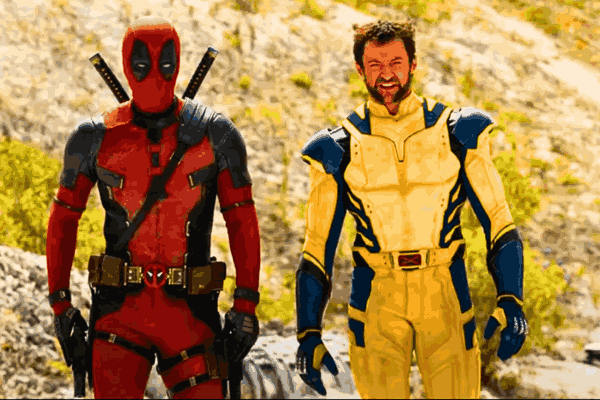 Aaron Stanford as Pyro in Deadpool & Wolverine, wearing a comic-inspired superhero costume.
