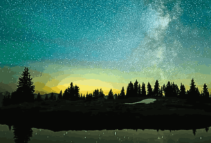 A dazzling display of the Alpha Capricornids meteor shower lighting up the night sky.