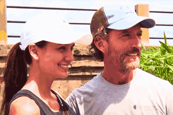 Portrait photo of Ashley Benefield with her husband Doug Benefield, highlighting the couple at the center of a high-profile murder trial.