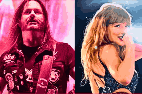 Gary Holt, legendary guitarist of Exodus and Slayer, speaking about his admiration for Taylor Swift during an interview.