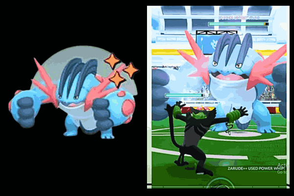 Mega Swampert in Pokémon GO Mega Raids, featuring powerful Grass-type counters and battle tips.
