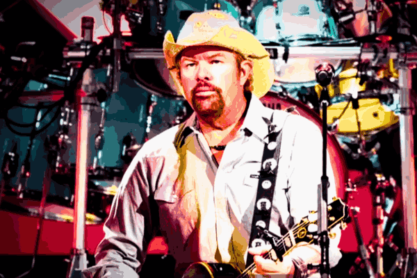 Live performance, showcasing greatest of Toby Keith hits like 'Should’ve Been a Cowboy' and 'Courtesy of the Red, White, and Blue.