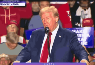 Donald Trump rally in Pennsylvania compared to Purge Movies, reflecting controversial crime remarks.