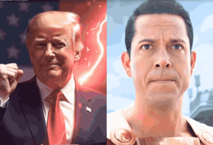 Celebrities endorsing Trump in 2024 election, featuring Hollywood, sports, and music stars rallying behind the Republican candidate.