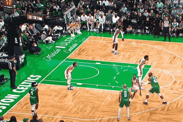 Jayson Tatum leading the Celtics against the Knicks in their season opener, scoring 37 points as Boston ties the NBA record for most 3-pointers in a game.
