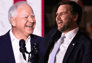 VP Debate 2024 featuring candidates discussing key national issues ahead of the election.